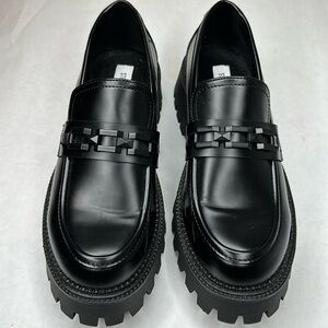 Steve Madden Black Loafers